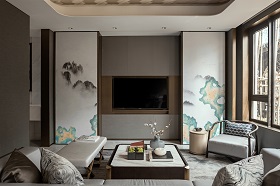 140㎡ | 營(yíng)構(gòu)一隅國(guó)際化東方人文棲居，引領(lǐng)一種愜意優(yōu)雅的都市生活