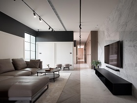 120㎡ | 窗光沿著走廊、流淌于各區(qū)域中